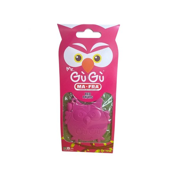 Mafra - GuGu Red Fruits - Pendentif rétroviseur parfumé puissant Parfum Fruits rouges ( 30 jours)