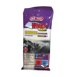 Mafra - Wipes Shine - Sachet de 20 lingettes humides tableau de bord effet brillant